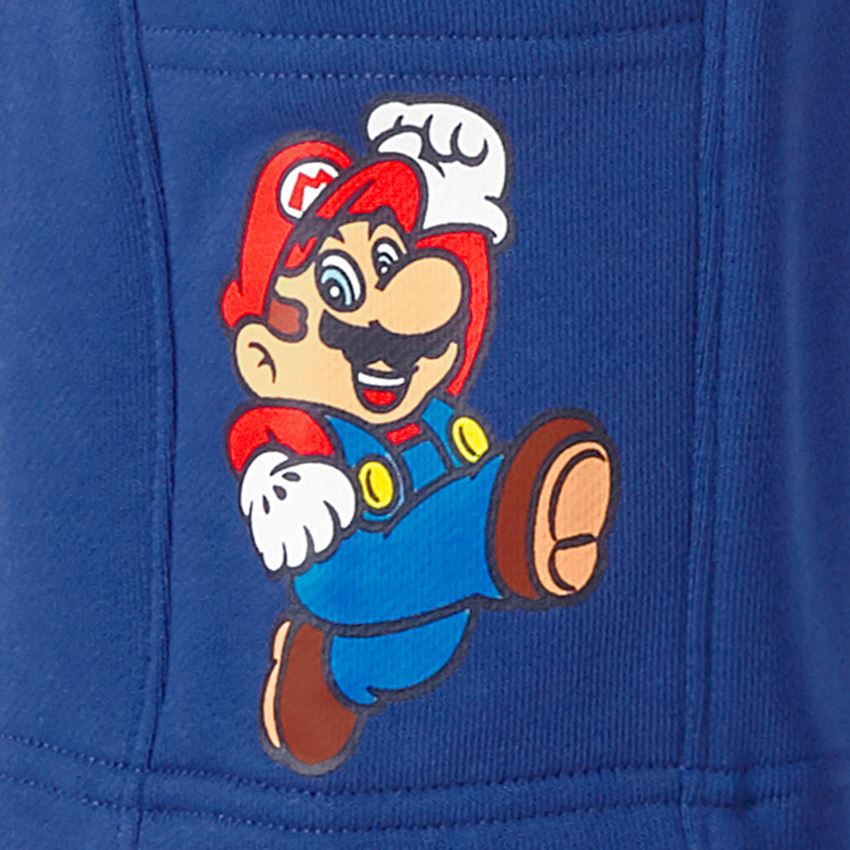 Abbigliamento: Super Mario Sweat short, bambino + blu alcalino 2