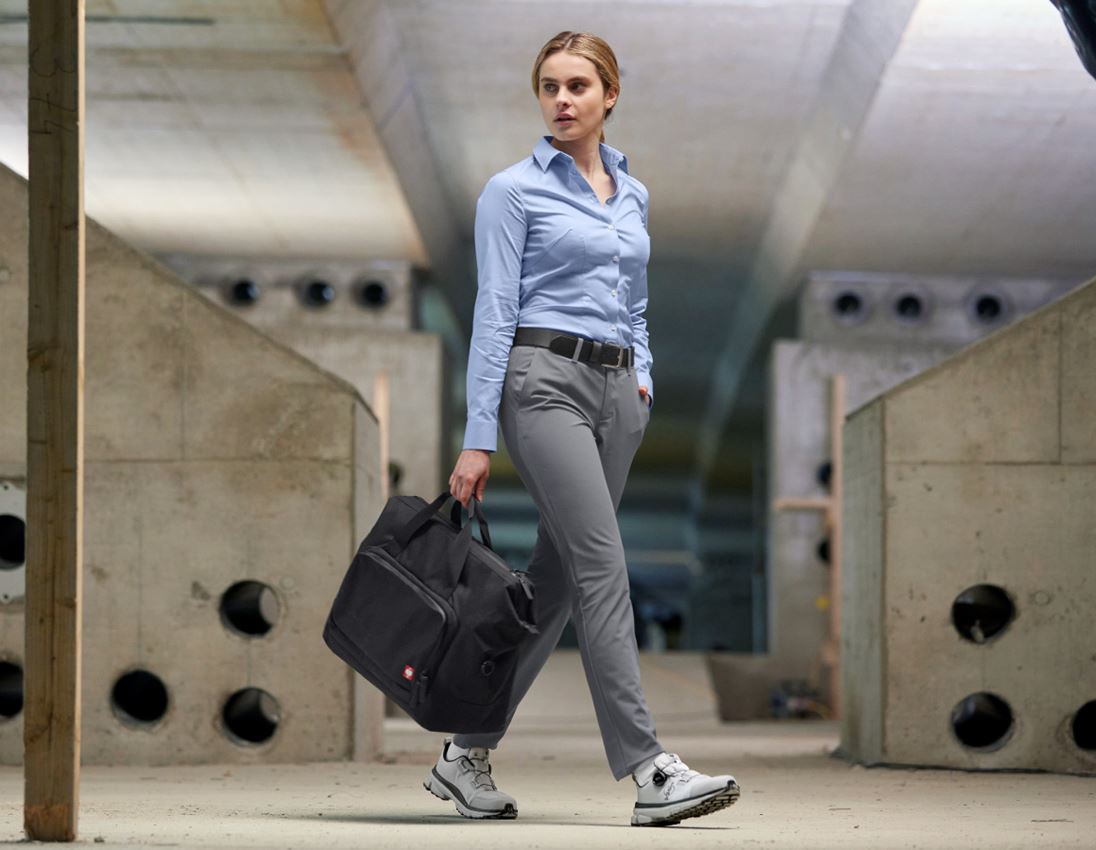 Temi: Pantaloni da lavoro chino e.s.work&travel, donna + grigio basalto 3