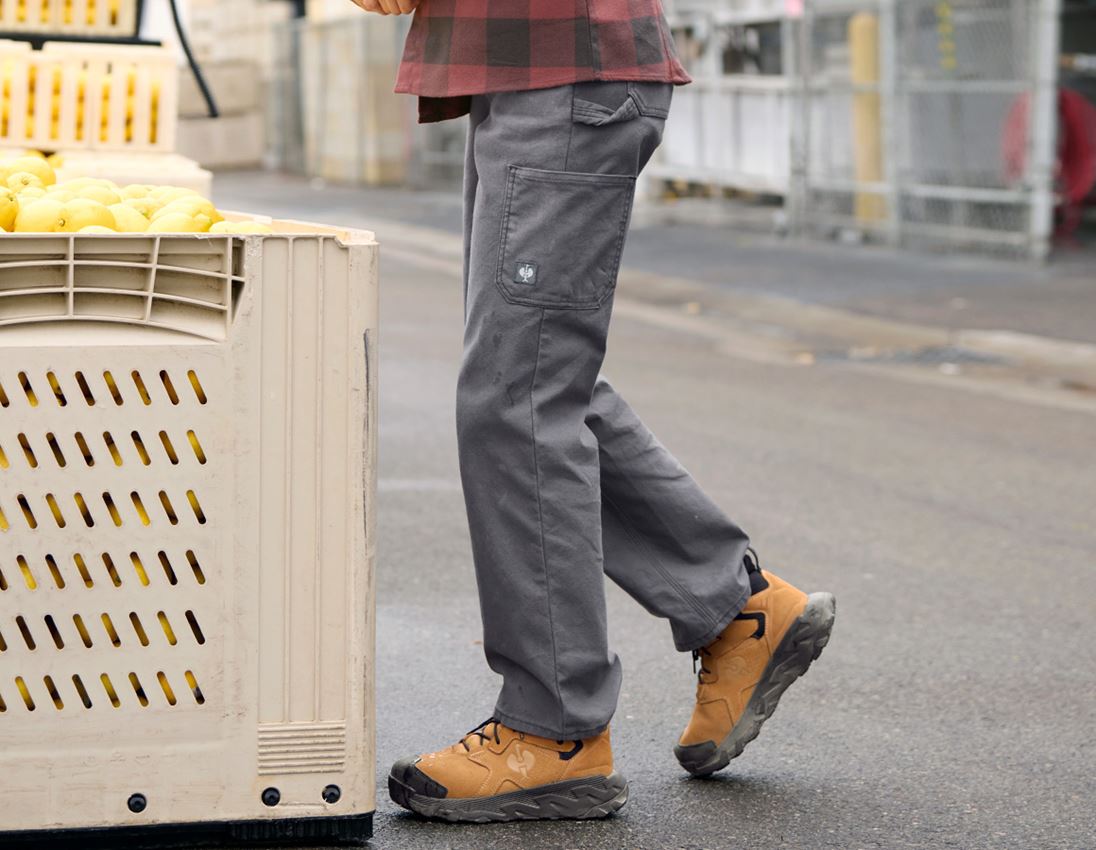 Pantaloni da lavoro: Pantaloni e.s.iconic, donna + grigio carbone