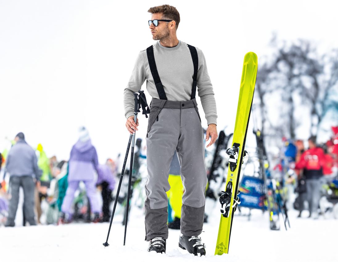 Temi: Pantaloni funzionali e.s.trail snow + grigio carbone/grigio basalto