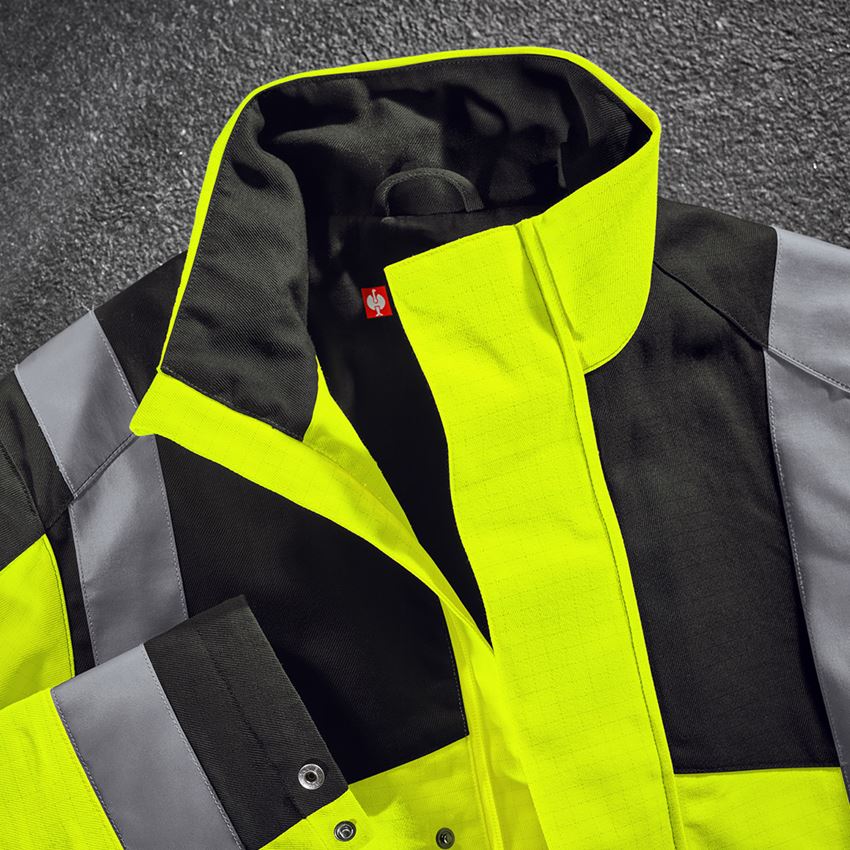Temi: e.s. giacca da lavoro multinorm high-vis + giallo fluo/nero 2