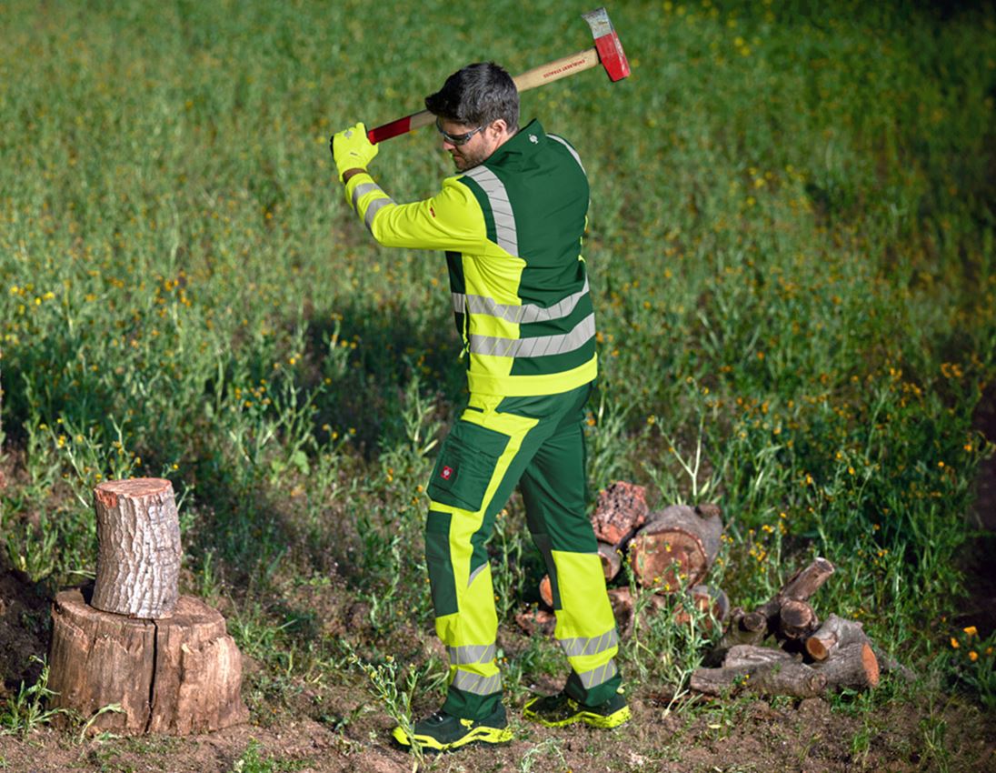 Giacche: Giacca Softshell segnaletica e.s.motion 24/7 + verde/giallo fluo 2