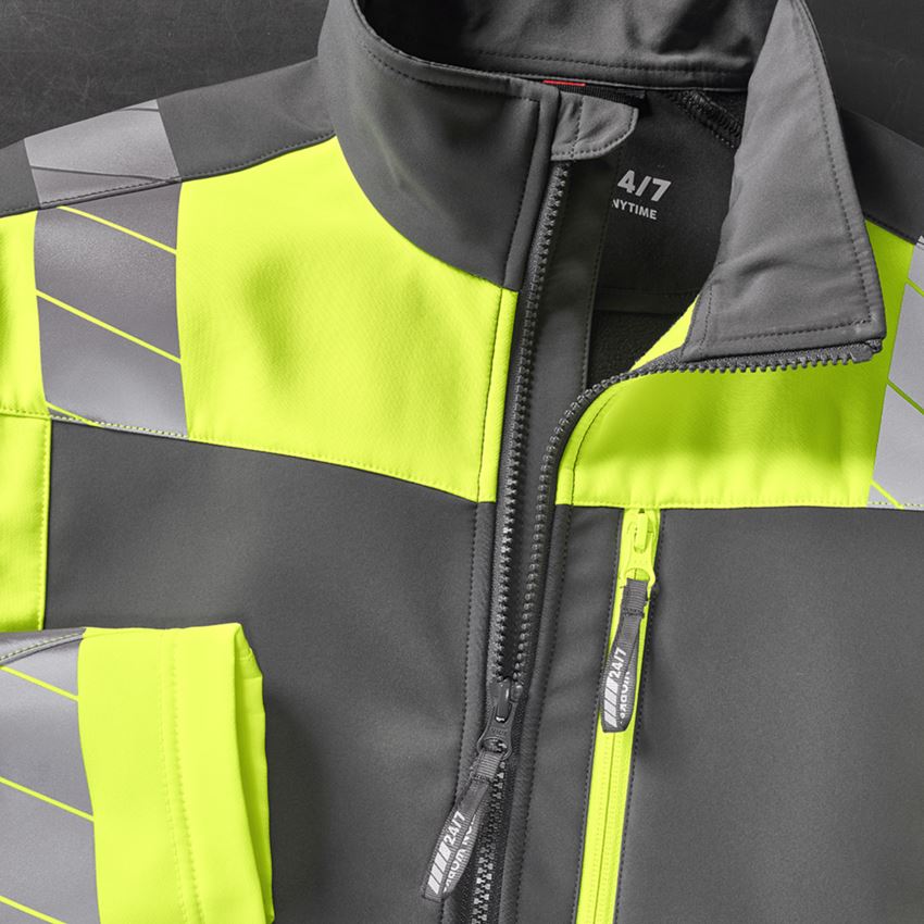 Temi: Giacca Softshell segnaletica e.s.motion 24/7 + antracite /giallo fluo 2