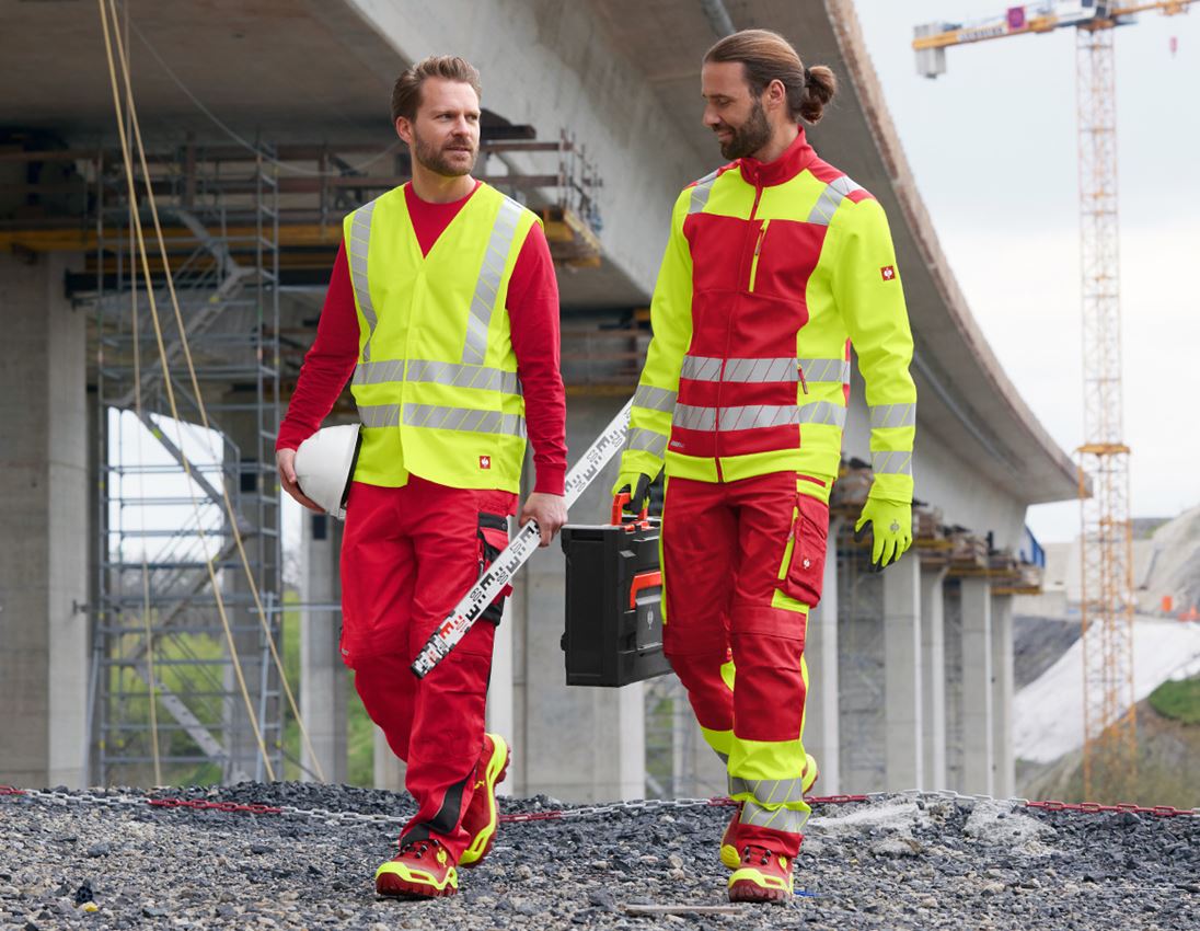 Bekleidung: Warnschutzweste e.s.motion 24/7 uni + warngelb 6