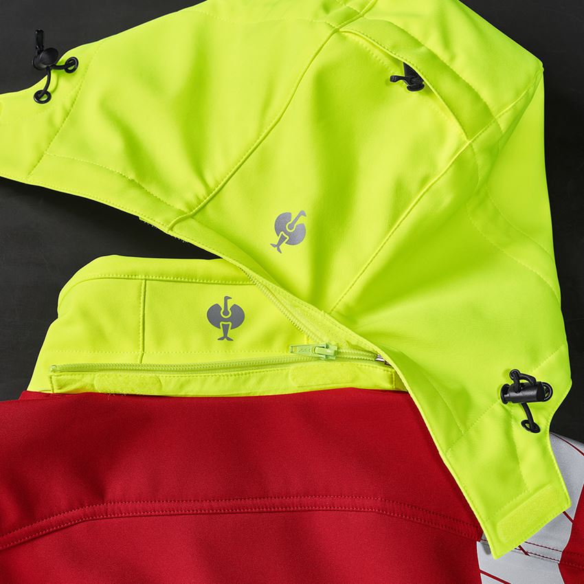 Giacche: Giacca segnaletica inve. Softshell e.s.motion 24/7 + rosso/giallo fluo 2