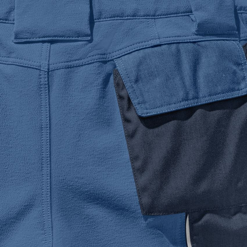 Pantaloni da lavoro: Short funzionali e.s.dynashield, donna + cobalto/pacifico 2