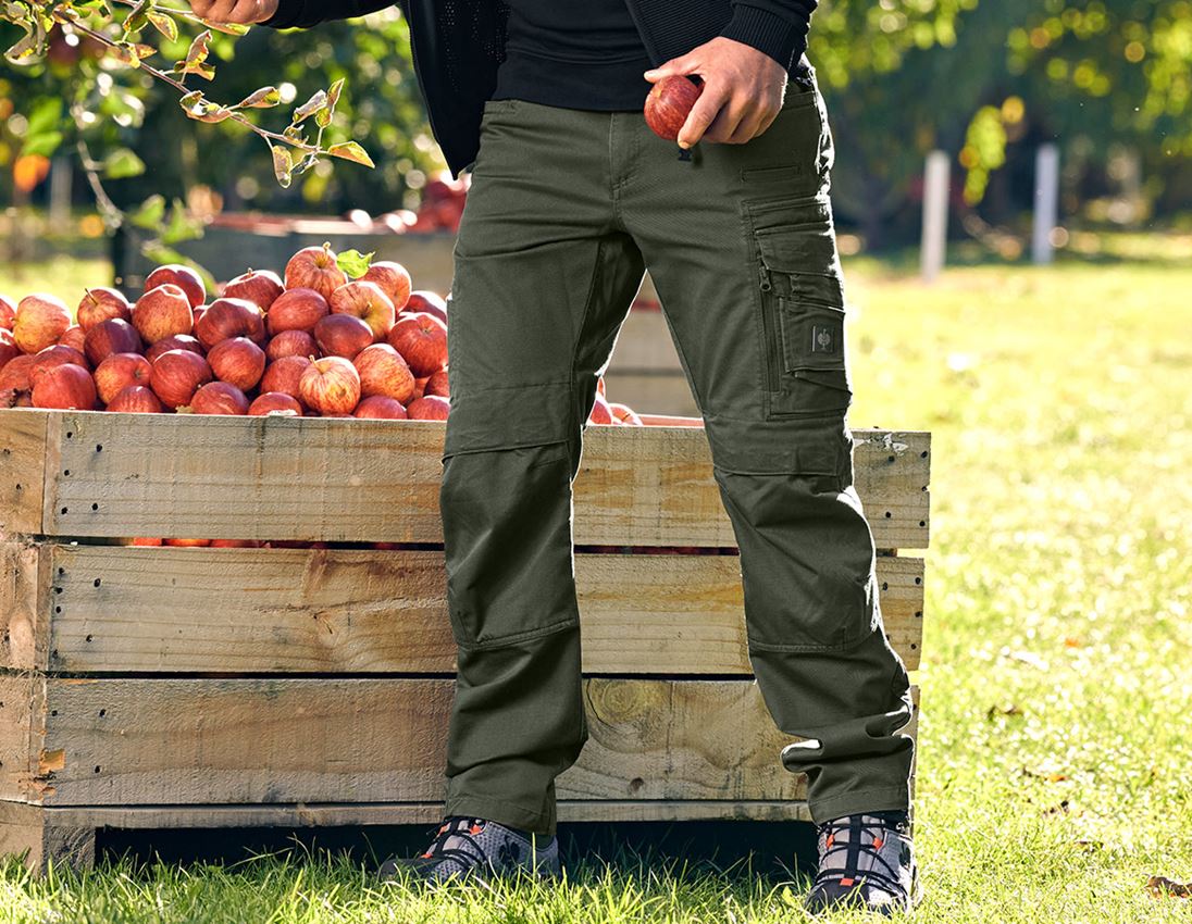 Giardinaggio / Forestale / Agricoltura: Pantaloni e.s.motion ten + verde mimetico
