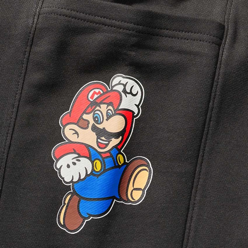 Accessoires: Super Mario Sweatpants, Damen + schwarz 2