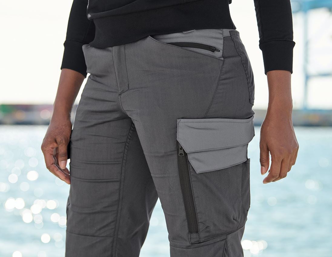 Pantaloni da lavoro: Pantaloni e.s.trail pure, donna + grigio carbone/grigio basalto 4