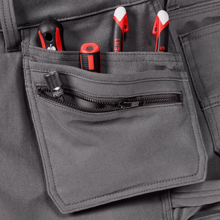 Pantaloni: Pantaloni da lavoro e.s.iconic tool-pouch + grigio carbone 2