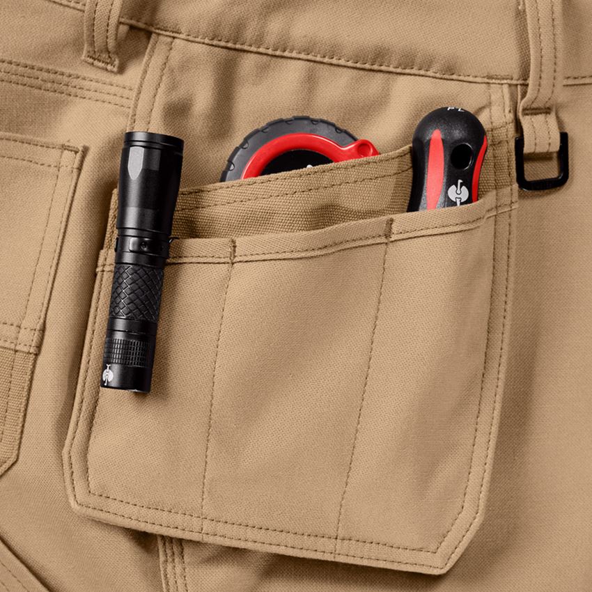 Pantaloni: Pantaloni da lavoro e.s.iconic tool-pouch + marrone mandorla 2