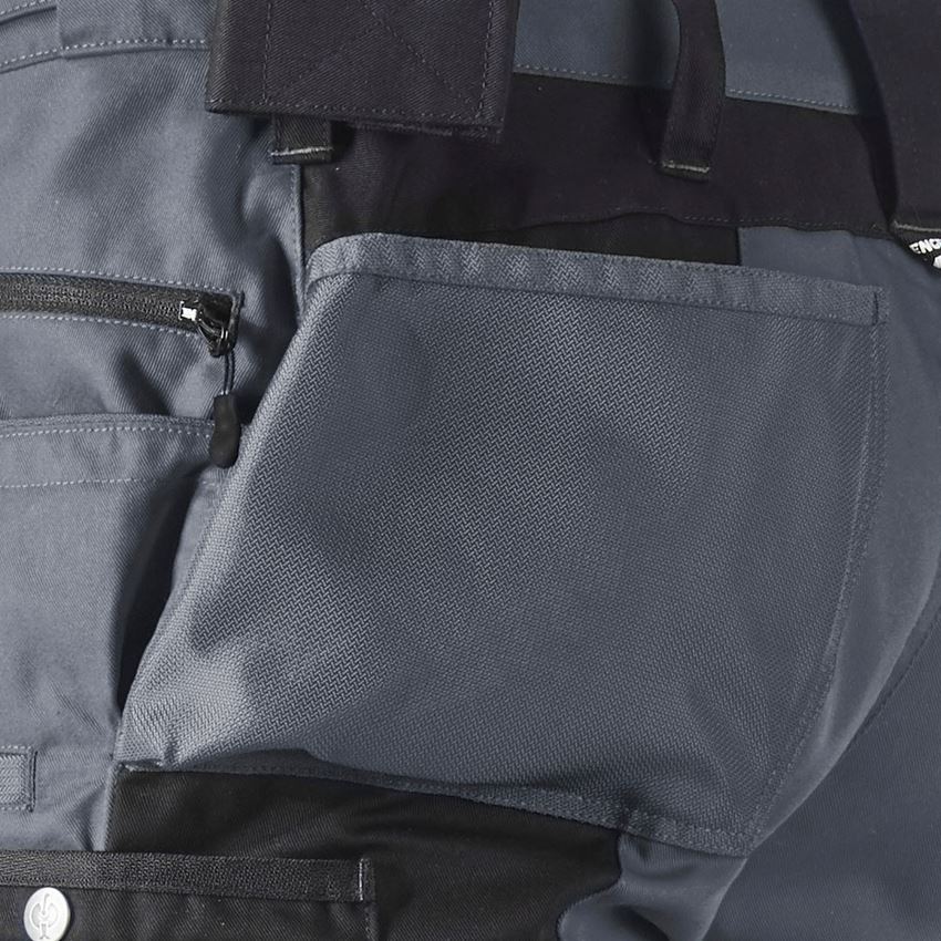 Pantaloni: Salopette e.s.motion + grigio/nero 2