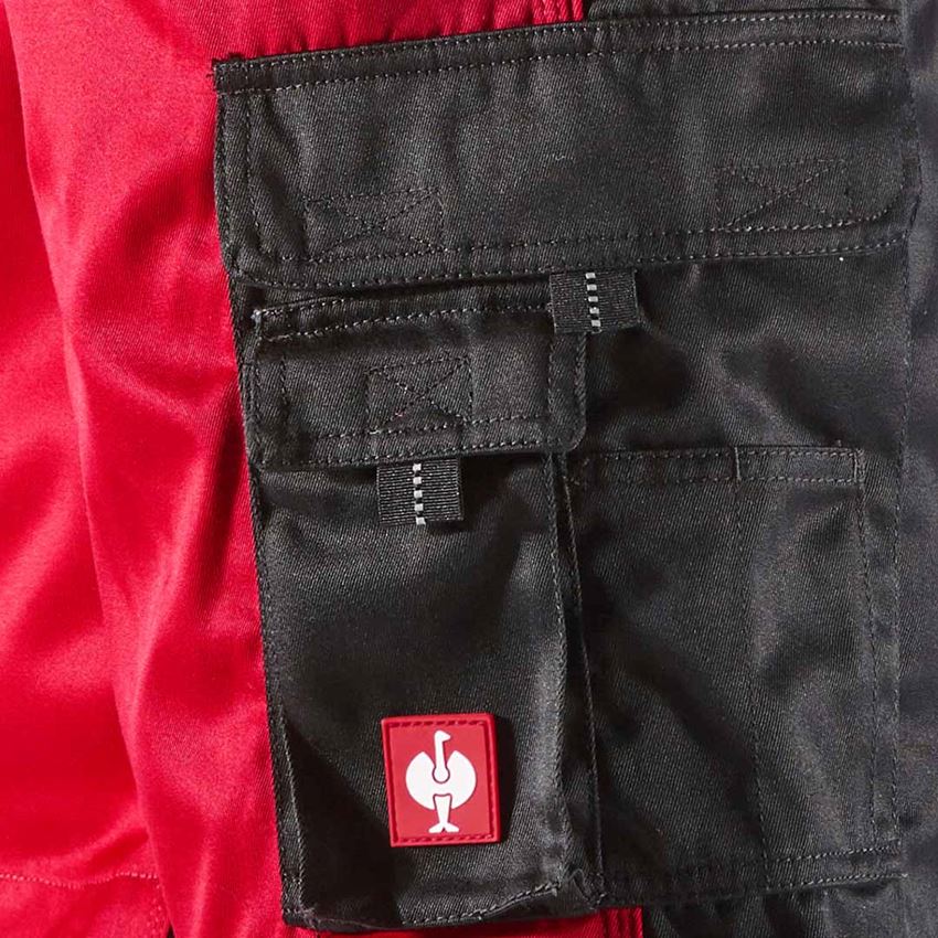 Pantaloni: Short e.s.image + rosso/nero 2
