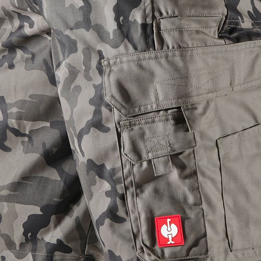 Pantaloni: Short e.s.camouflage + camouflage grigio pietra 2