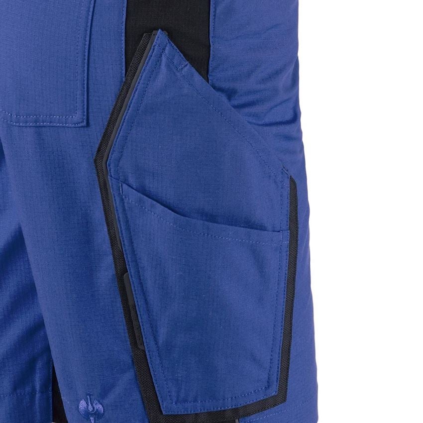 Pantaloni da lavoro: Short e.s.vision, donna + blu reale/nero 2