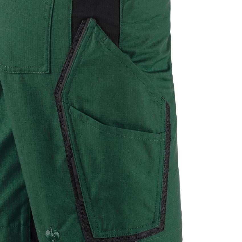 Pantaloni da lavoro: Short e.s.vision, donna + verde/nero 2