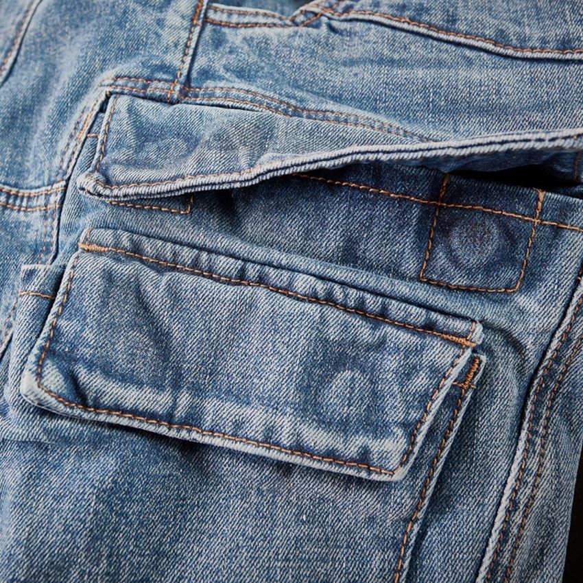 Pantaloni: e.s. Cargo Worker-Jeans-Short POWERdenim + stonewashed 2
