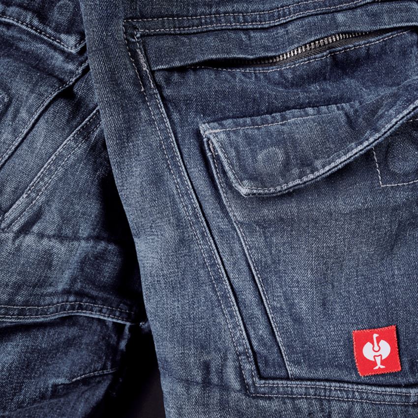 Pantaloni: e.s. Cargo Worker-Jeans-Short POWERdenim + darkwashed 2