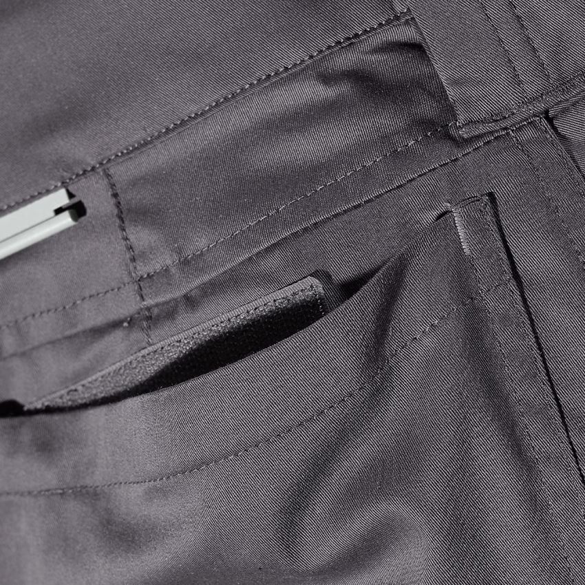 Pantaloni da lavoro: Short e.s.concrete light, donna + antracite /grigio perla 2