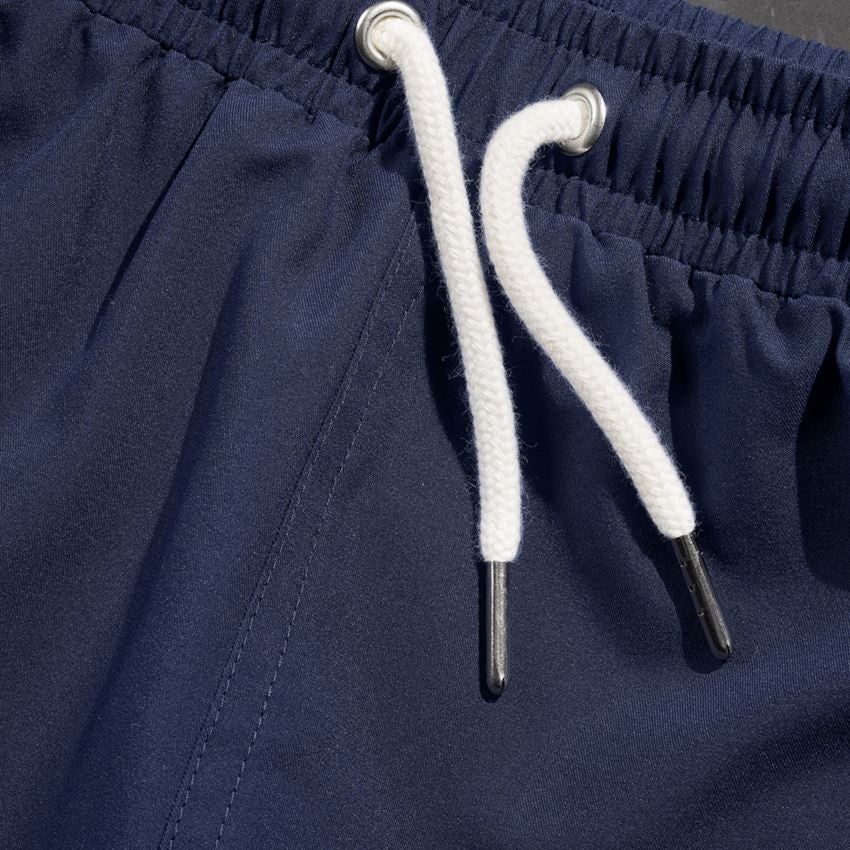 Temi: Pantaloncini da bagno e.s.trail + blu profondo/bianco 2