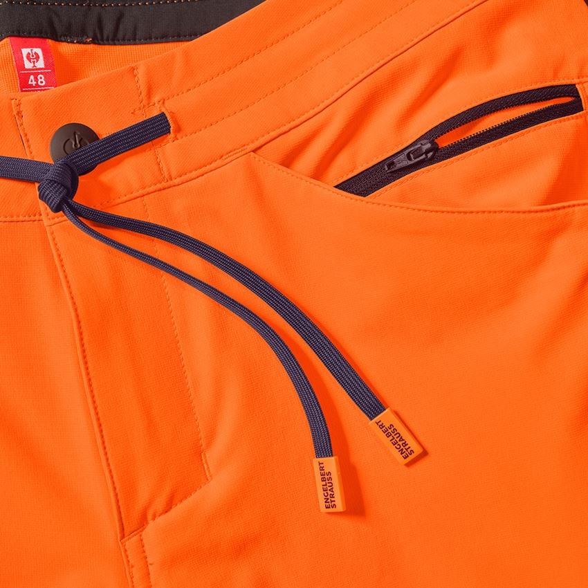 Pantaloni: Short funzionali Reflex e.s.ambition + arancio fluo/blu scuro 2