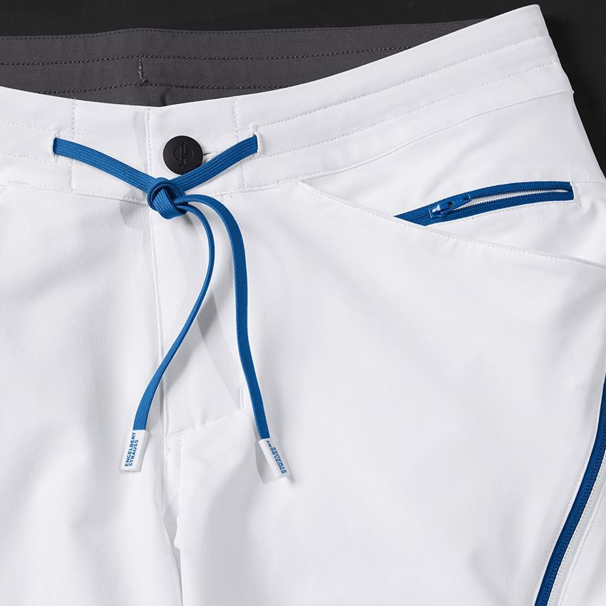 Pantaloni: Short e.s.ambition + bianco/blu genziana 2