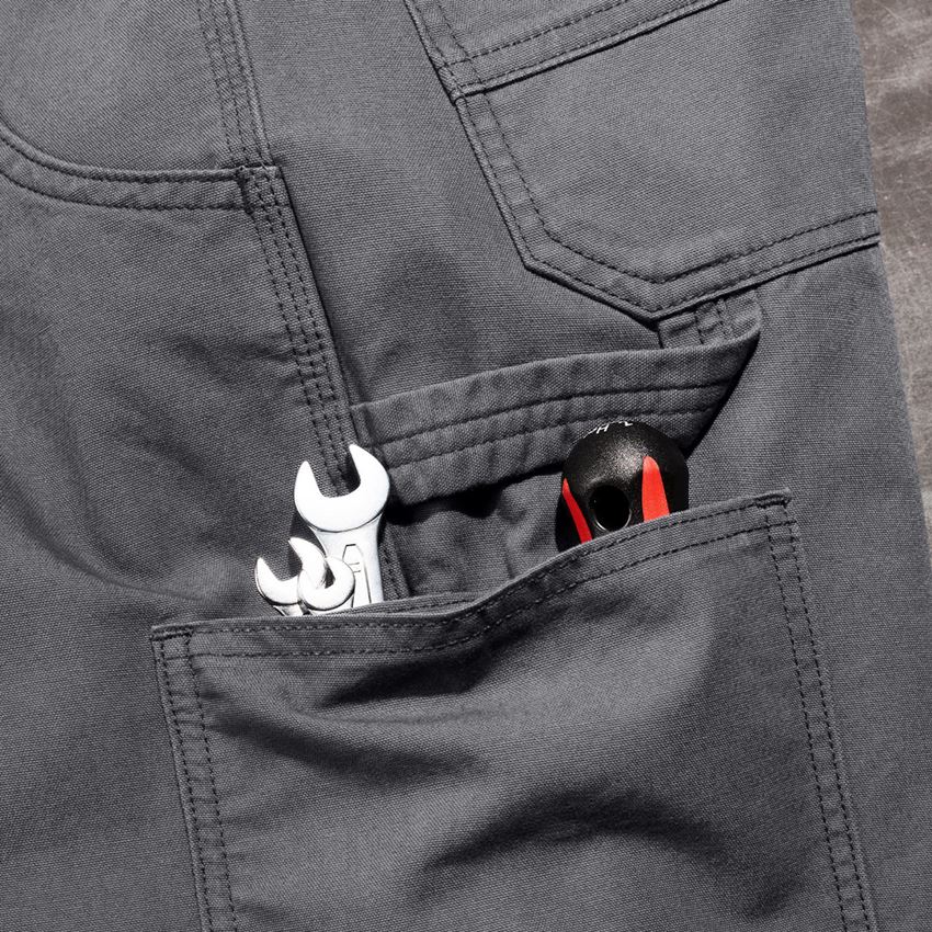 Pantaloni: Short e.s.iconic + grigio carbone 2