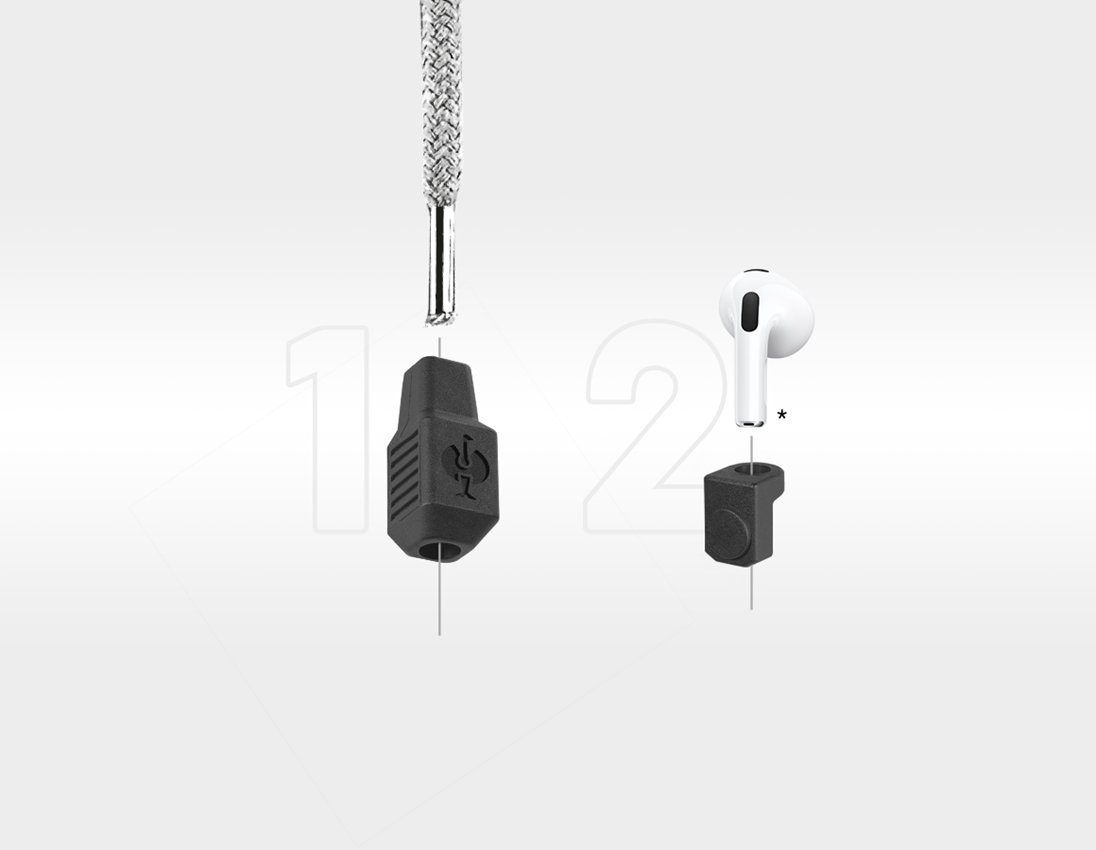 Accessori: e.s. ear pod holder + nero 1