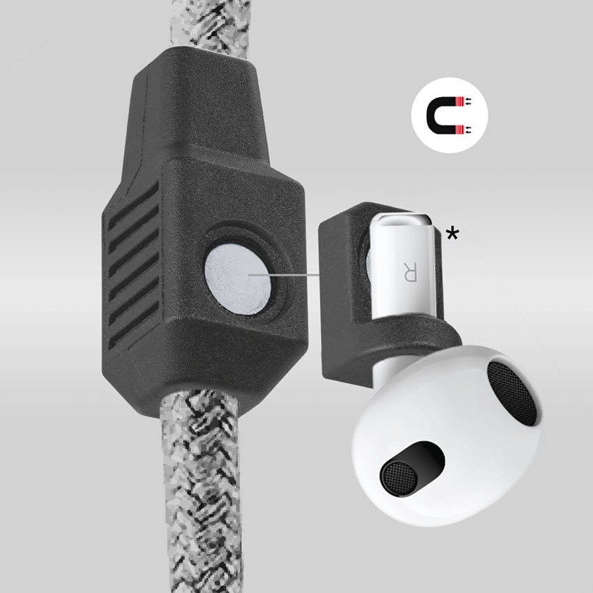 Accessori: e.s. ear pod holder + nero 2