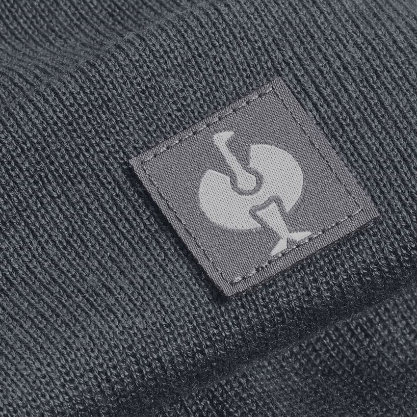 Accessori: Berretto in maglia e.s.iconic + grigio carbone 2