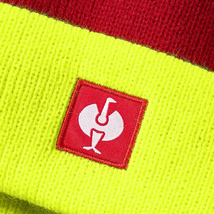 Temi: Berretto in maglia e.s.motion 24/7 + rosso/giallo fluo 2