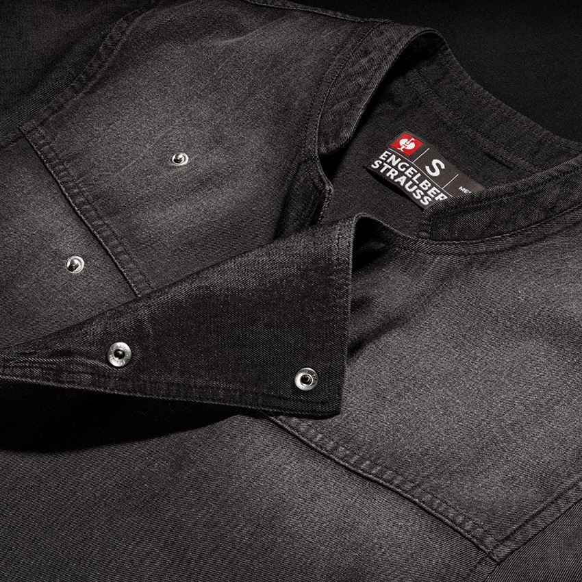 Maglie | Pullover | Camicie: e.s. giacca da cuoco denim + graphitewashed 2