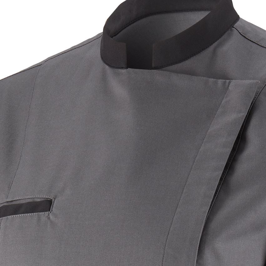 Maglie | Pullover | Bluse: e.s. camicia da cuoco, donna + grigio ossido 2