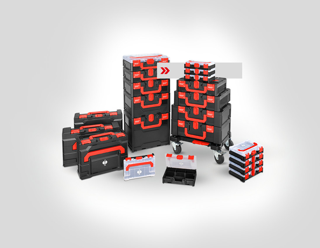 Sistema STRAUSSbox: STRAUSSbox mini + nero/rosso