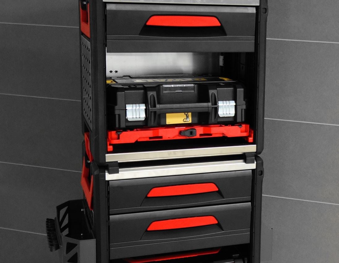 Sistema STRAUSSbox: Piastra adattatrice ibrida STRAUSSbox + rosso/nero 6