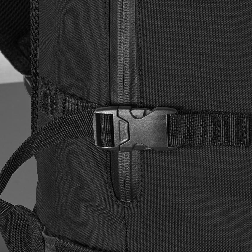 Accessoires: Rolltop-Rucksack e.s.work&travel + schwarz 2