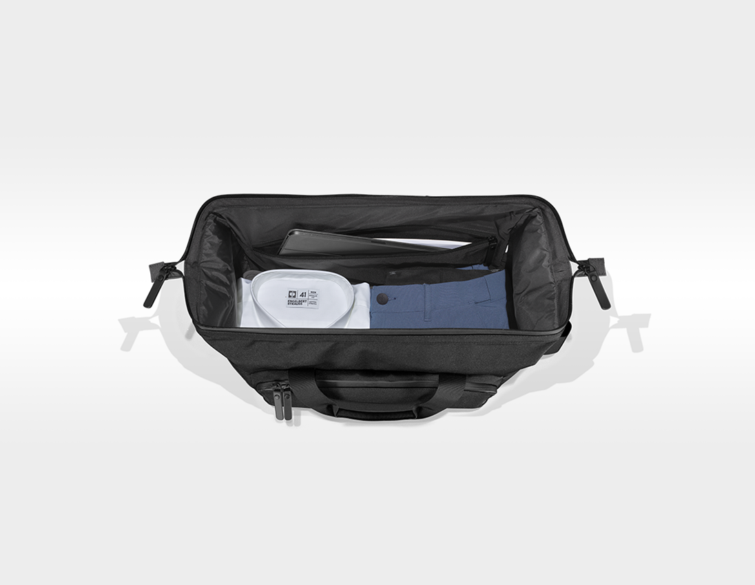 Accessoires: Duffle Bag-Reisetasche e.s.work&travel + schwarz 5