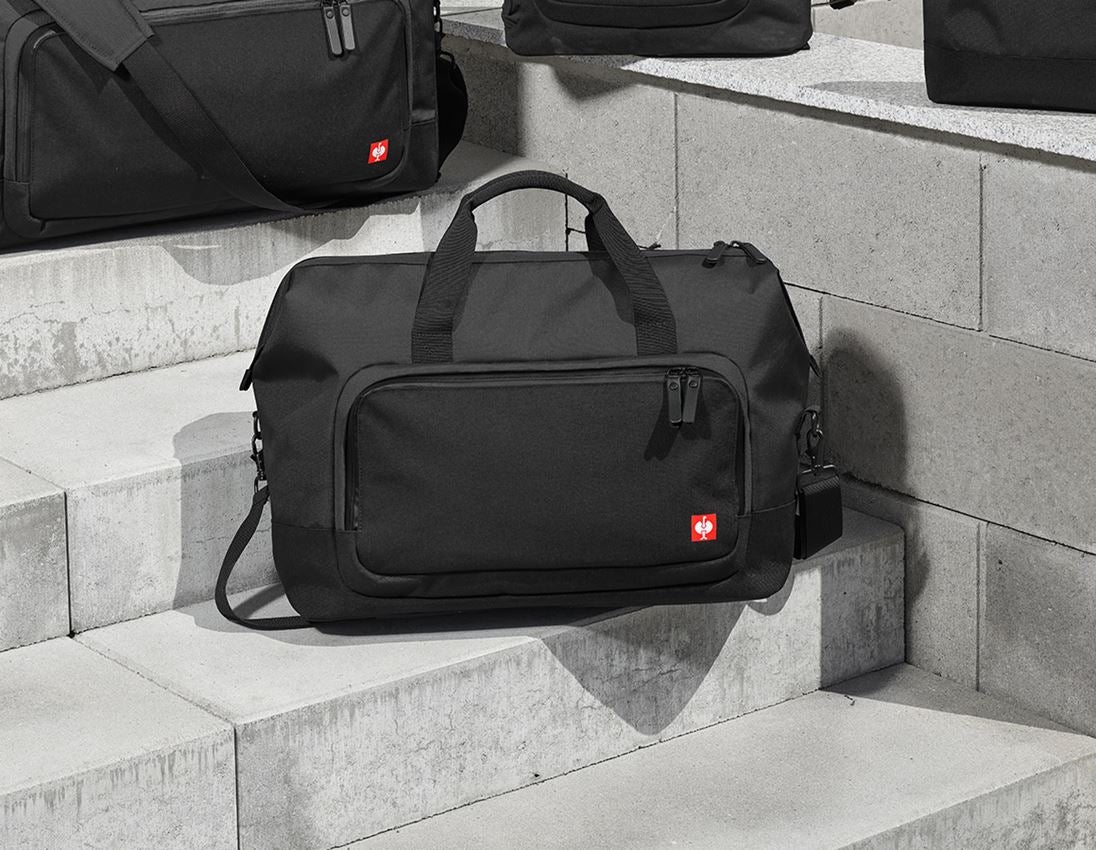 Accessoires: Duffle Bag-Reisetasche e.s.work&travel + schwarz 3