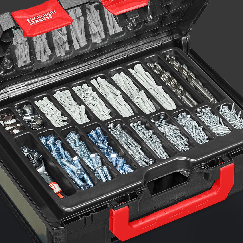 Sistema STRAUSSbox: STRAUSSbox 118 midi tool insert, 20 scomparti 2