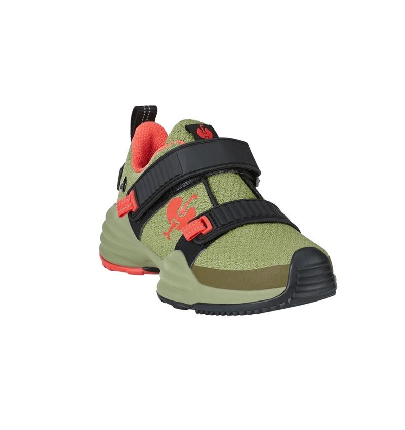 Schuhe: Allroundschuhe e.s. Waza, Kinder + blassgrün/solarrot 3