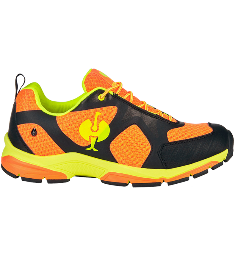O2: O2 scarpe da lavoro e.s. Thebe II + arancio fluo/giallo fluo/nero 1