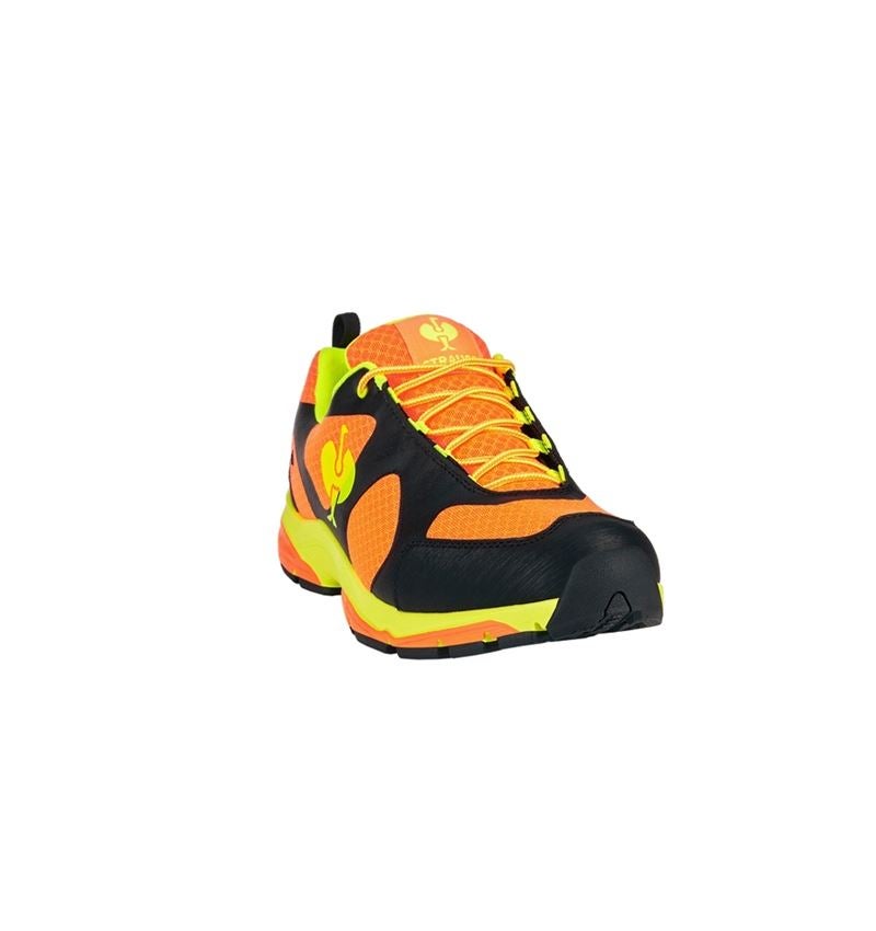 O2: O2 scarpe da lavoro e.s. Thebe II + arancio fluo/giallo fluo/nero 2
