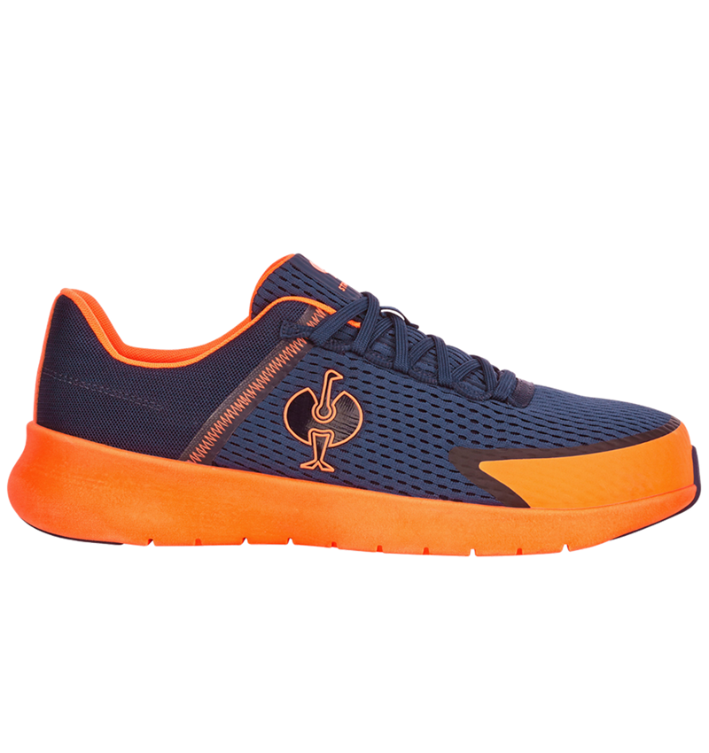 SB: SB scarpe basse antinfortunistiche e.s. Tarent low + blu scuro/arancio fluo 4