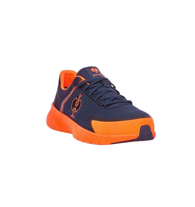 SB: SB scarpe basse antinfortunistiche e.s. Tarent low + blu scuro/arancio fluo 5