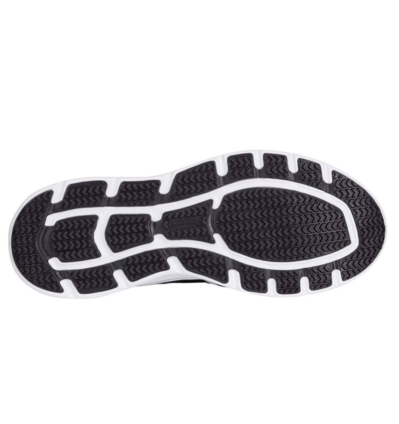 Scarpe: O1 scarpe da lavoro e.s. Antibes low + nero/bianco/rosso strauss 6
