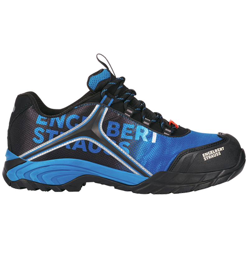 Safety Trainers: e.s. S1 scarpe basse antinfortunistiche Merak + grafite/blu genziana 1