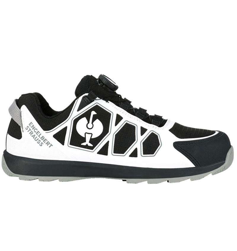 Safety Trainers: S1 scarpe basse antinfortun. e.s. Baham II low + nero/bianco 3