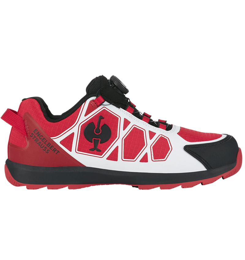Safety Trainers: S1 scarpe basse antinfortun. e.s. Baham II low + rosso/nero 3