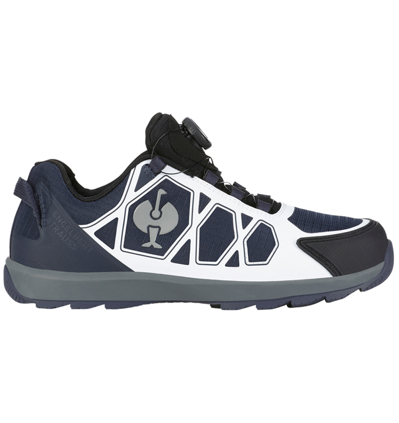 Safety Trainers: S1 scarpe basse antinfortun. e.s. Baham II low + blu scuro/nero 2