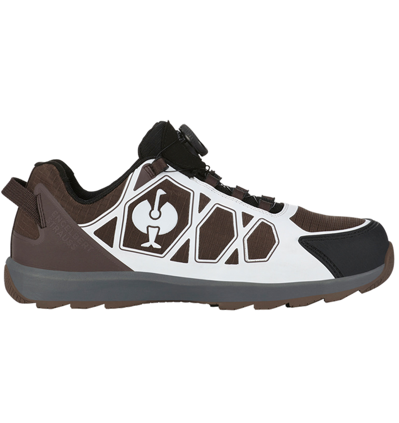 Safety Trainers: S1 scarpe basse antinfortun. e.s. Baham II low + castagna/nero 3